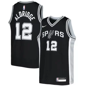 LaMarcus Aldridge San Antonio Spurs Admirable Nike Youth Swingman Jersey Icon Edition Black