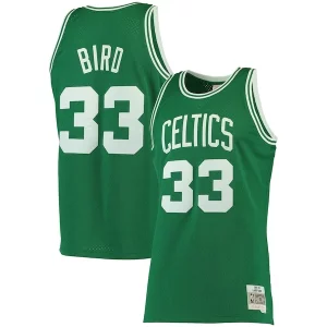 Larry Bird Boston Celtics 1985/86 Big & Tall Premium Hardwood Classics Swingman Jersey Kelly Green