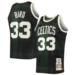 Larry Bird Boston Celtics 1985/86 Hardwood Premium Classics Uninterrupted Swingman Jersey Black