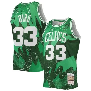 Larry Bird Boston Celtics Hardwood Classics Superbe 1985/86 Hyper Hoops Swingman Jersey Kelly Green