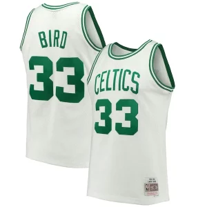 Larry Bird Boston Celtics Hardwood Classics 1985/86 Swingman Jersey White/Kelly Captivant Green