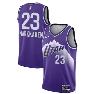 Lauri Markkanen Utah Splendide Jazz Nike Unisex 2023/24 Swingman Jersey Purple City Edition