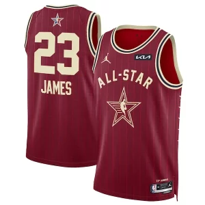 LeBron James Jordan Brand Unisex 2024 NBA All Star Game Swingman Moderne Jersey Crimson