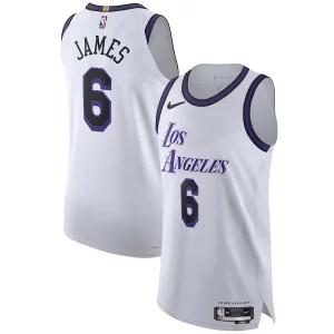 LeBron James Los Angeles Lakers Nike 2022/23 Captivant Authentic Jersey City Edition White