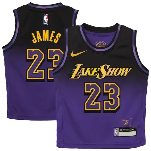 LeBron James Los Angeles Lakers Nike Toddler 2024/25 Swingman Admirable Player Jersey City Edition Purple