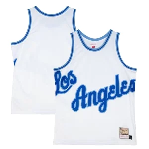 Los Angeles Lakers Hardwood Classics Blown Out Fashion Jersey White Exclusif