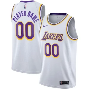 Los Charming Angeles Lakers Nike 2020/21 Swingman Custom Jersey Association Edition White
