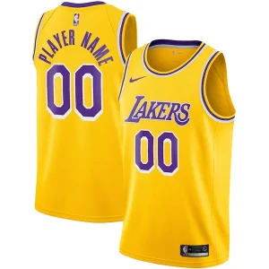 Los Angeles Lakers Sophistiqué Nike 2020/21 Swingman Custom Jersey Icon Edition Gold