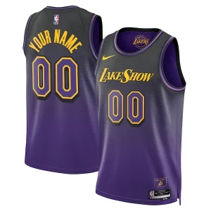 Los Angeles Lakers Nike Unisex 2024/25 Luxueux Custom Swingman Jersey City Edition Purple