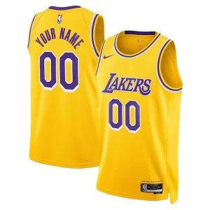 Los Angeles Lakers Nike Unisex Swingman Custom Jersey Gracieux Gold Icon Edition