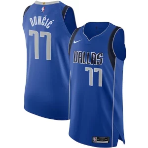 Luka Dončić Dallas Mavericks Nike Authentic Jersey Association Commémoratif Edition Blue