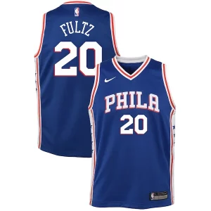 Markelle Fultz Philadelphia Éclatant 76ers Nike Youth Swingman Jersey Blue Icon Edition