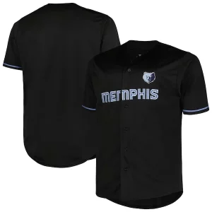 Memphis Unique Grizzlies Profile Big & Tall Pop Jersey Black