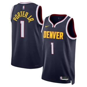 Michael Porter Jr. Denver Nuggets Nike Sophistiqué Unisex Swingman Jersey Association Edition Navy