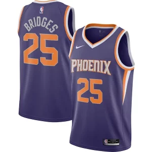 Mikal Bridges Phoenix Suns Nike 2020/21 Swingman Exceptionnel Player Jersey Icon Edition Purple