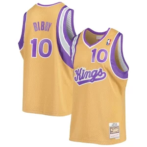 Mike Bibby Élégant Sacramento Kings 2005/06 Hardwood Classics Swingman Jersey Gold
