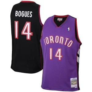 Muggsy Incontournable Bogues Toronto Raptors 2001/02 Hardwood Classics Swingman Jersey Purple