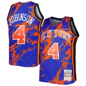 Nate Robinson New York Knicks 2005/06 Hardwood Classics Marble Swingman Jersey Blue Exquisite