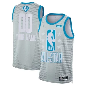 Nike 2022 NBA All Star Game Swingman Custom Jersey Gray Gracieux