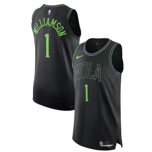 Nike Zion Williamson New Orleans Pelicans Authentic Jersey Incontournable City Edition Black