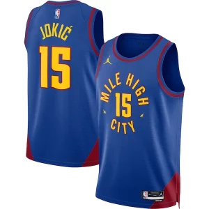 Nikola Jokic Denver Nuggets Jordan Brand Unisex Swingman Jersey Statement Edition Blue Éclatant