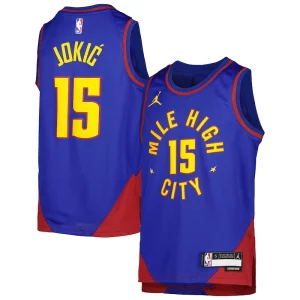 Nikola Jokic Denver Nuggets Jordan Brand Youth Swingman Jersey Statement Edition Splendide Blue