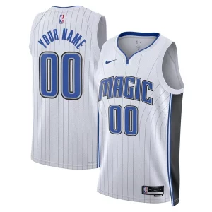 Orlando Magic Nike Unisex Éclatant Swingman Custom Jersey White Association Edition