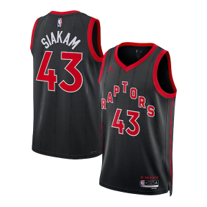 Pascal Siakam Toronto Raptors Jordan Brand Unisex Swingman Jersey Statement Captivant Edition Black