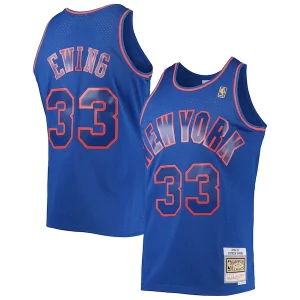 Patrick Ewing New York Knicks 1996/97 Hardwood Classics Exceptionnel Swingman Jersey Blue