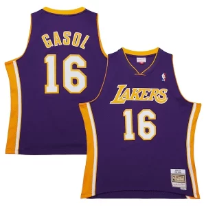Pau Gasol Los Angeles Lakers 2009/10 Hardwood Classics Swingman Jersey Magnifique Purple