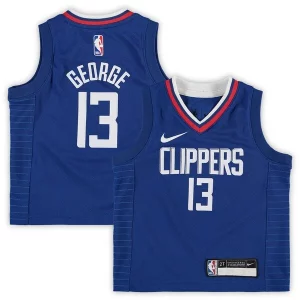 Paul George LA Clippers Nike Toddler 2020/21 Replica Jersey Icon Refiné Edition Royal