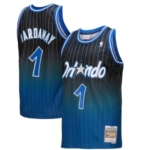 Penny Hardaway Orlando Magic 1994/95 Hardwood Classics Fadeaway Swingman Player Magnifique Jersey Royal/Black