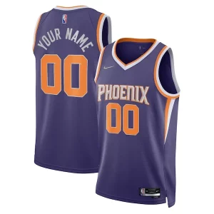 Phoenix Suns Nike 2021/22 Diamond Swingman Custom Jersey Icon Exclusif Edition Purple