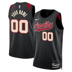 Portland Trail Blazers Collectible Nike Unisex 2023/24 Custom Swingman Jersey Black City Edition