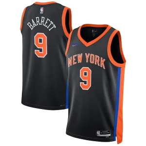 RJ Barrett New York Knicks Admirable Nike Unisex 2022/23 Swingman Jersey City Edition Black