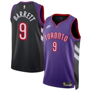 RJ Barrett Toronto Authentique Raptors Nike Unisex 2024/25 Swingman Jersey Purple Classic Edition