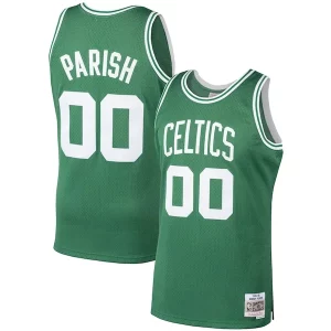 Robert Parish Boston Celtics 1985/86 Hardwood Classics Swingman Jersey Kelly Green Captivant