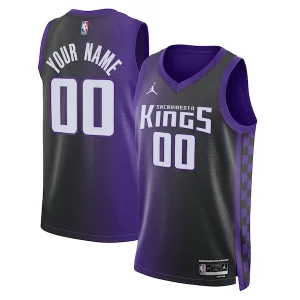 Sacramento Distingué Kings Jordan Brand Unisex Swingman Custom Jersey Statement Edition Purple
