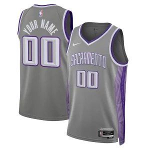 Sacramento Kings Nike Unisex 2022/23 Swingman Custom Jersey Prime City Edition Black
