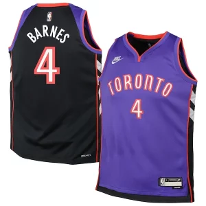 Scottie Barnes Toronto Raptors Nike Youth 2024/25 Authentique Swingman Jersey Purple Classic Edition