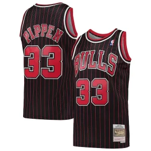 Scottie Pippen Chicago Confortable Bulls Hardwood Classics Swingman Jersey Black