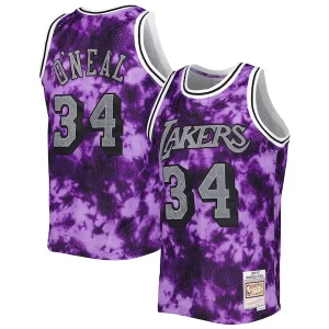 Shaquille O'Neal Los Angeles Lakers 1996/97 Galaxy Swingman Personalisable Jersey Purple