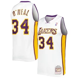 Shaquille O'Neal Los Personalisable Angeles Lakers 2001/02 Hardwood Classics Swingman Jersey White
