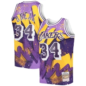 Shaquille Notable O'Neal Los Angeles Lakers Hardwood Classics 1996/97 Hyper Hoops Swingman Jersey Purple