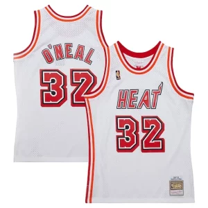 Shaquille O'Neal Miami Heat 2007/08 Hardwood Classics Swingman Exclusif Jersey White