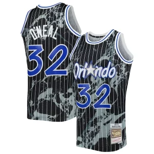 Shaquille O'Neal Orlando Magic 1994/95 Hardwood Classics Marble Swingman Bold Jersey Black