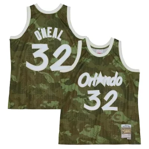 Shaquille O'Neal Orlando Magic Hardwood Classics 1994/95 Ghost Green Swingman Jersey Camo Premium