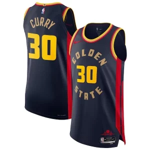 Stephen Curry Golden State Warriors Nike 2024/25 Authentic Confortable Player Jersey City Edition Navy