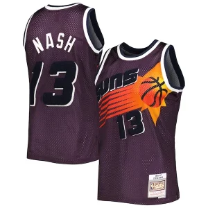 Steve Nash Phoenix Premium Suns 1996/97 Hardwood Classics Off Court Swingman Jersey Purple