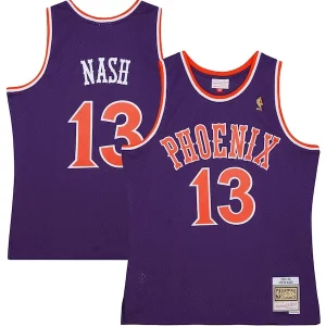Steve Sophistiqué Nash Phoenix Suns 2001/02 Hardwood Classics Swingman Jersey Purple/White